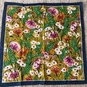 KENZO retro vintage floral handkerchief/scarf